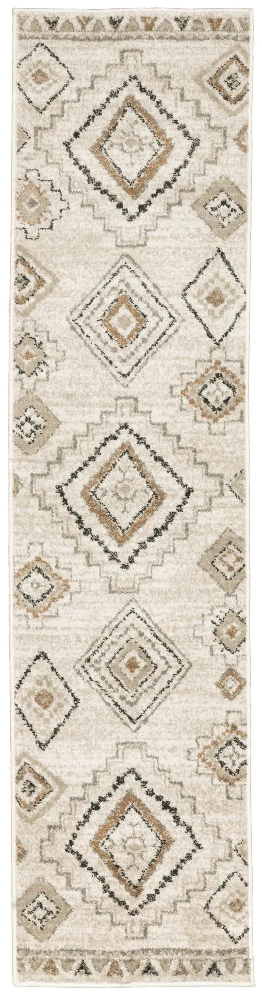 Georgia 660B Ivory/Orange Rug - Rug & Home