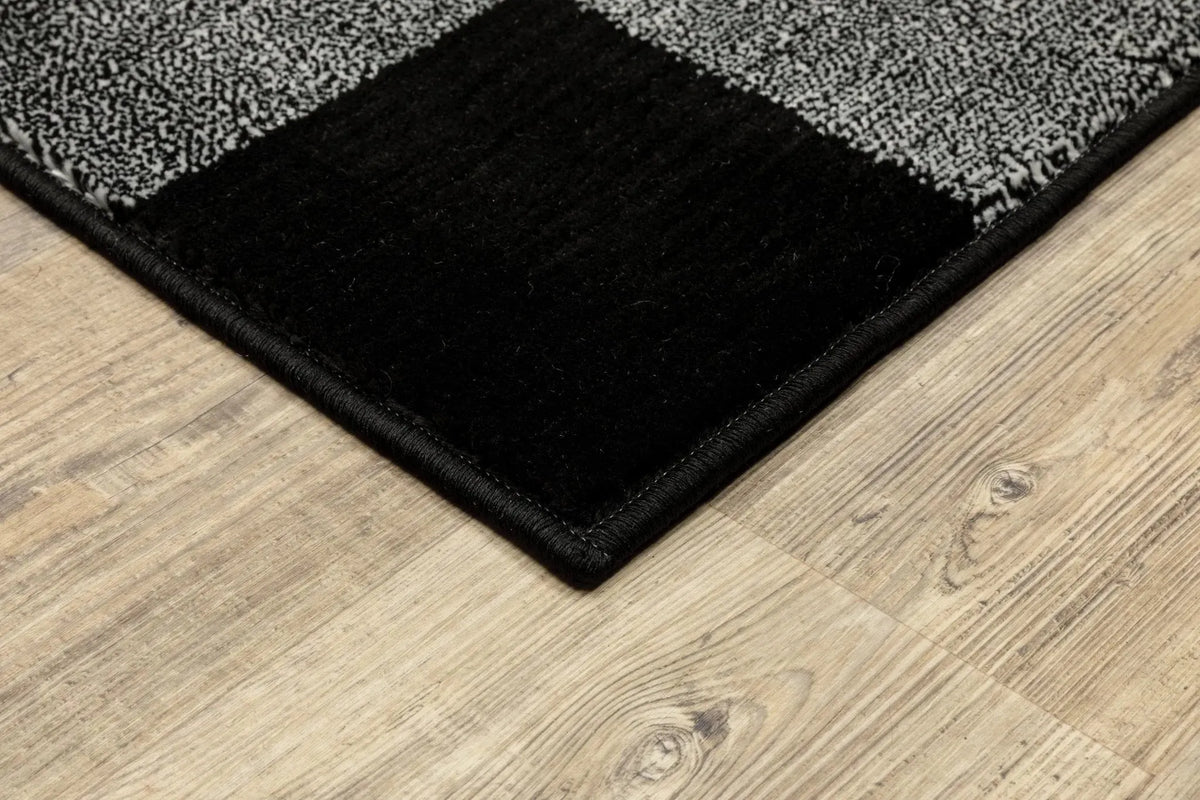 Georgia 678D Black/Ivory Rug