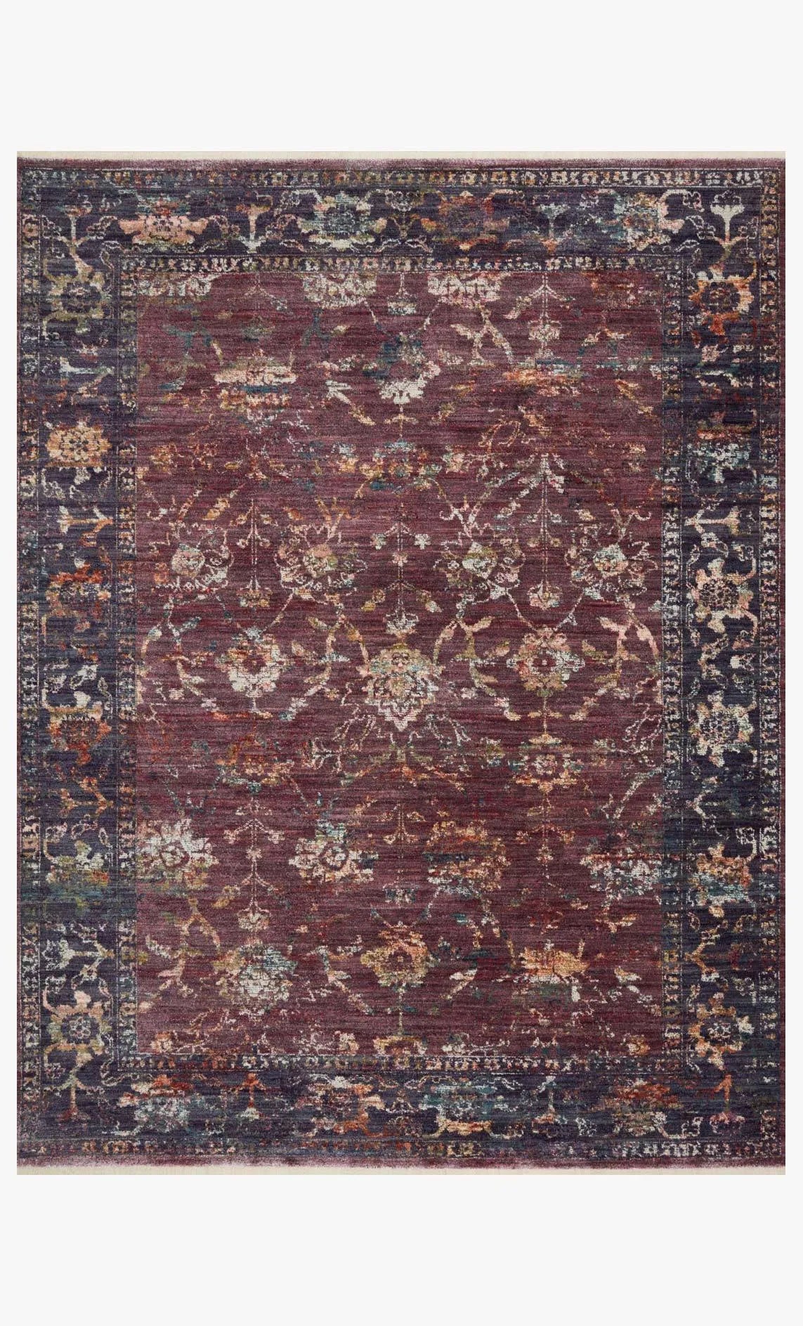 Giada Gia-02 Grape/Multi Rug - Rug & Home