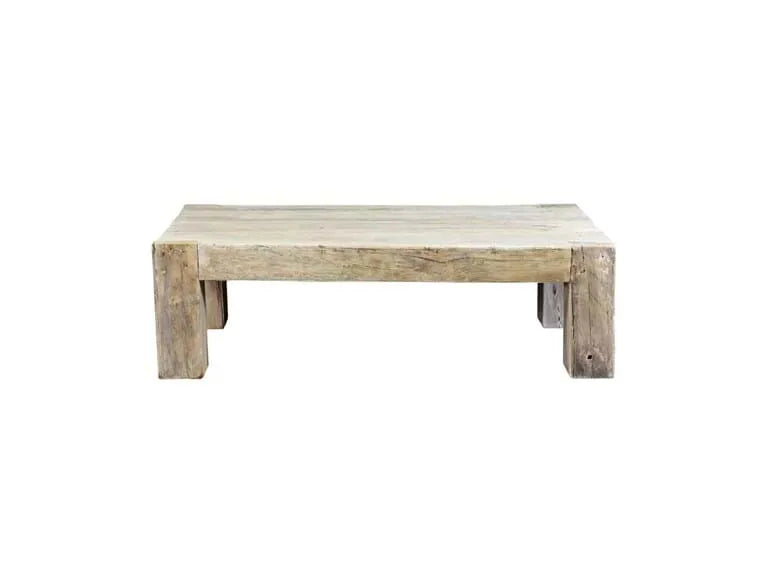 Giza Coffee Table Bleached White - Rug & Home