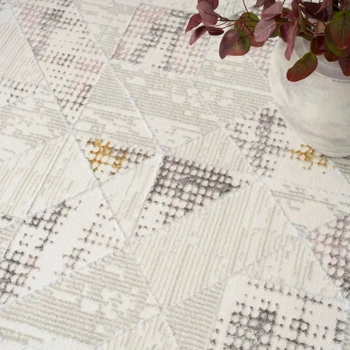 Glitz GLZ04 Ivory/Multi Rug