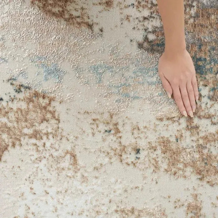 Glitz GLZ06 Taupe/Multi Rug