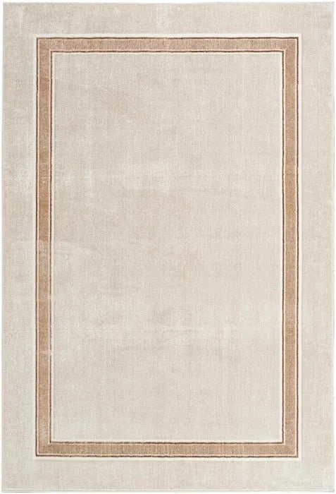 Glitz GLZ08 Ivory/Cream Rug - Rug & Home