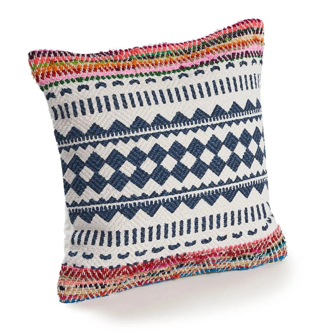 Globally Inspired Chindi LR07353 Throw Pillow
