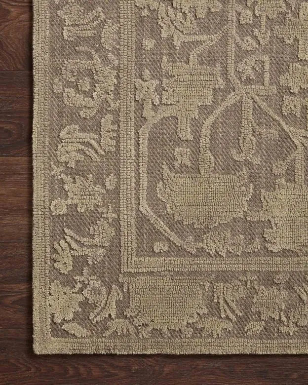 Gloria GLO-01 Bark/Khaki Rug - Rug & Home