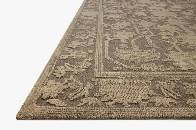 Gloria GLO-01 Bark/Khaki Rug - Rug & Home