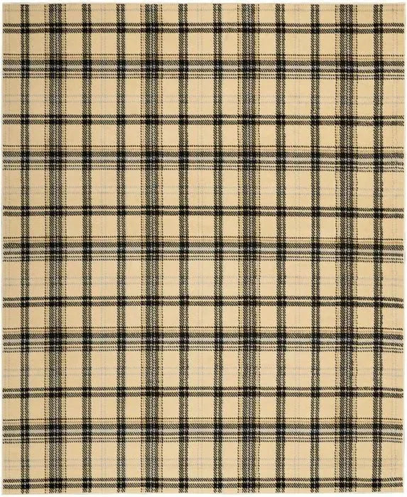 Grafix GRF03 Cream/Black Rug