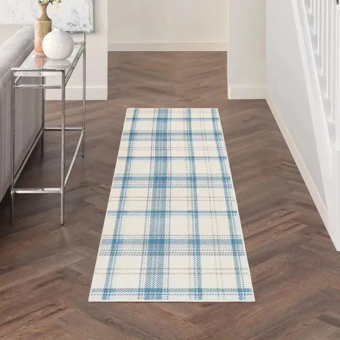 Grafix GRF03 Ivory/Blue Area Rug