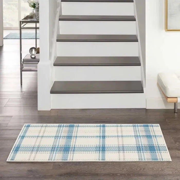 Grafix GRF03 Ivory/Blue Area Rug
