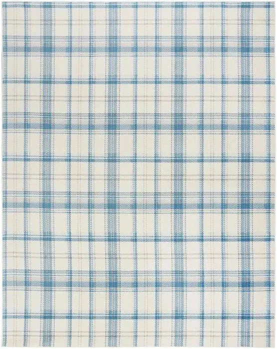 Grafix GRF03 Ivory/Blue Area Rug