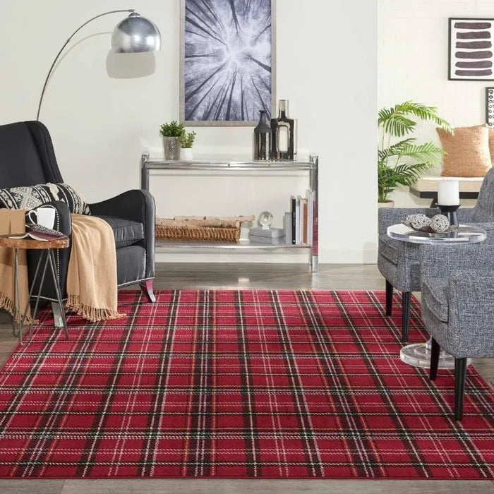 Grafix GRF03 Red Rug - Rug & Home