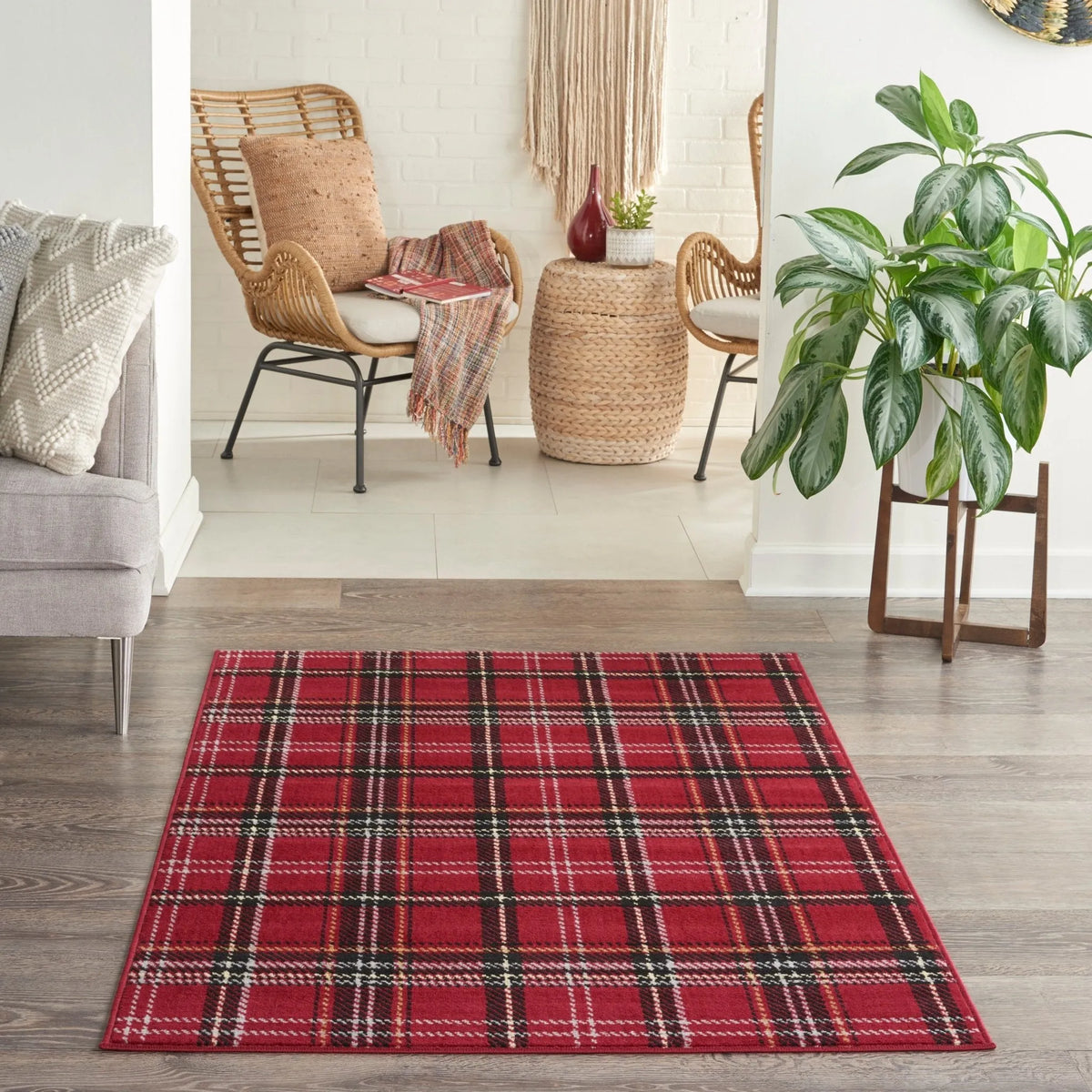 Grafix Grf03 Red Rug - Rug & Home