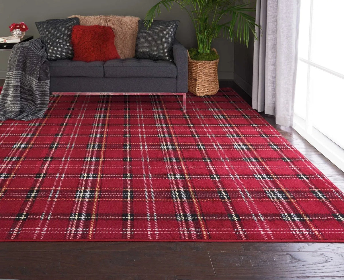 Grafix Grf03 Red Rug - Rug & Home