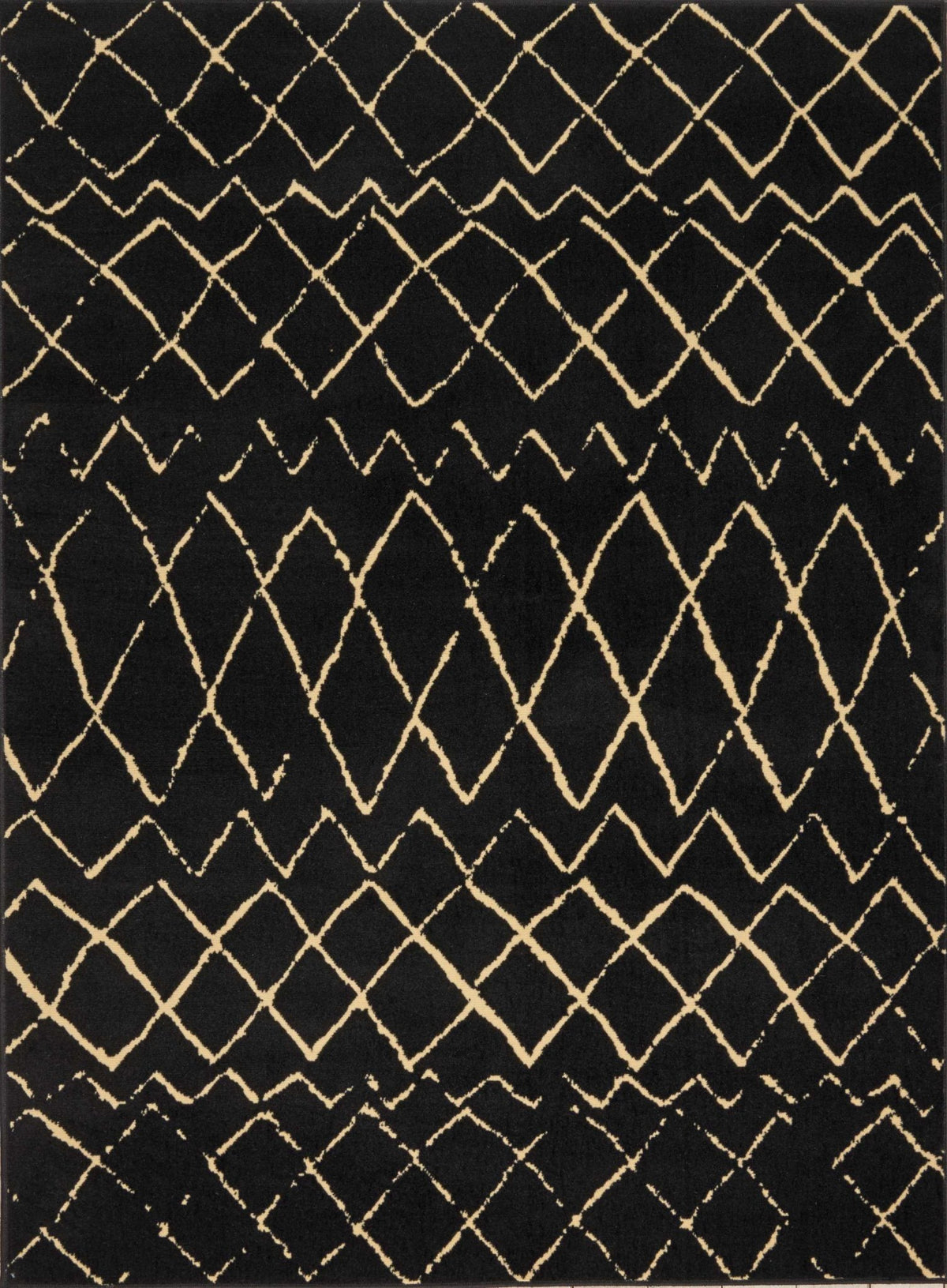 Grafix Grf04 Black Rug - Rug & Home