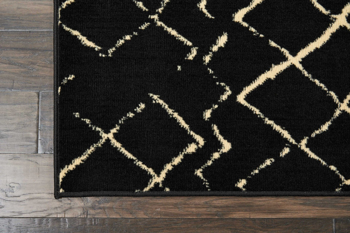 Grafix Grf04 Black Rug - Rug & Home