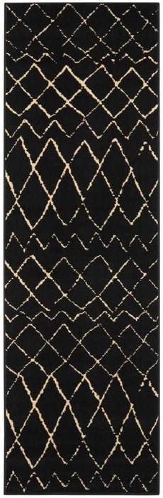 Grafix GRF04 Black Rug - Rug & Home