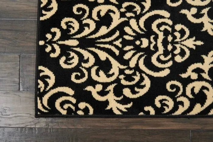 Grafix GRF06 Black Rug