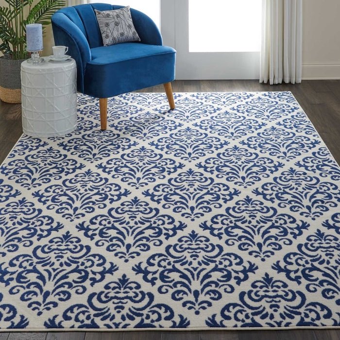 Grafix GRF06 White Blue Rug - Rug & Home