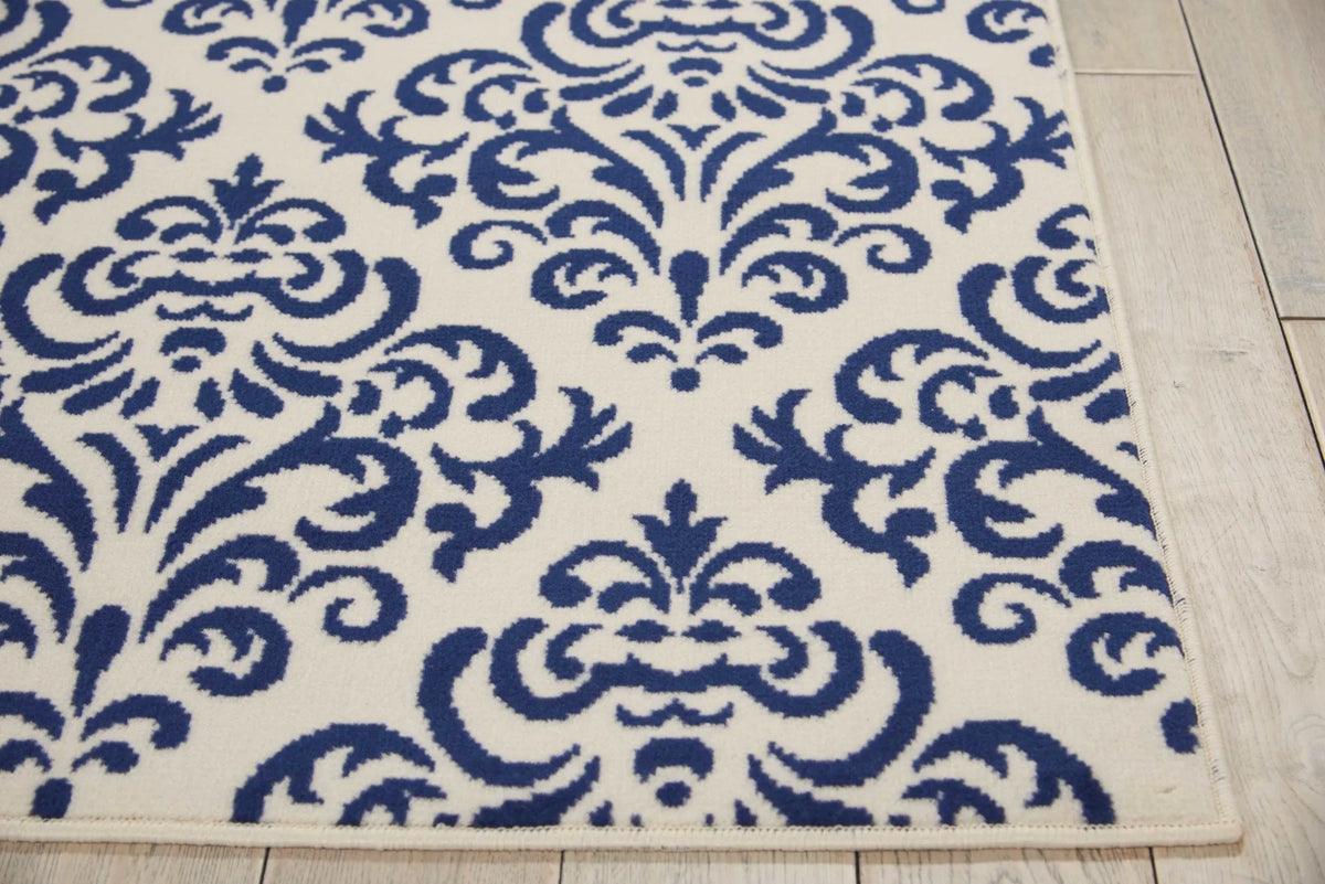 Grafix Grf06 White Blue Rug - Rug & Home