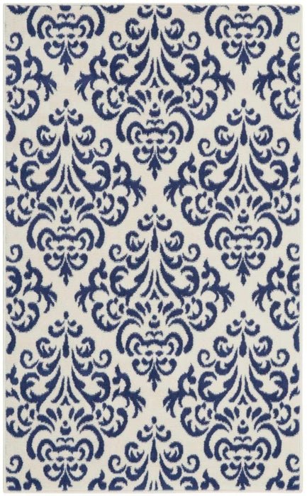 Grafix Grf06 White Blue Rug - Rug & Home