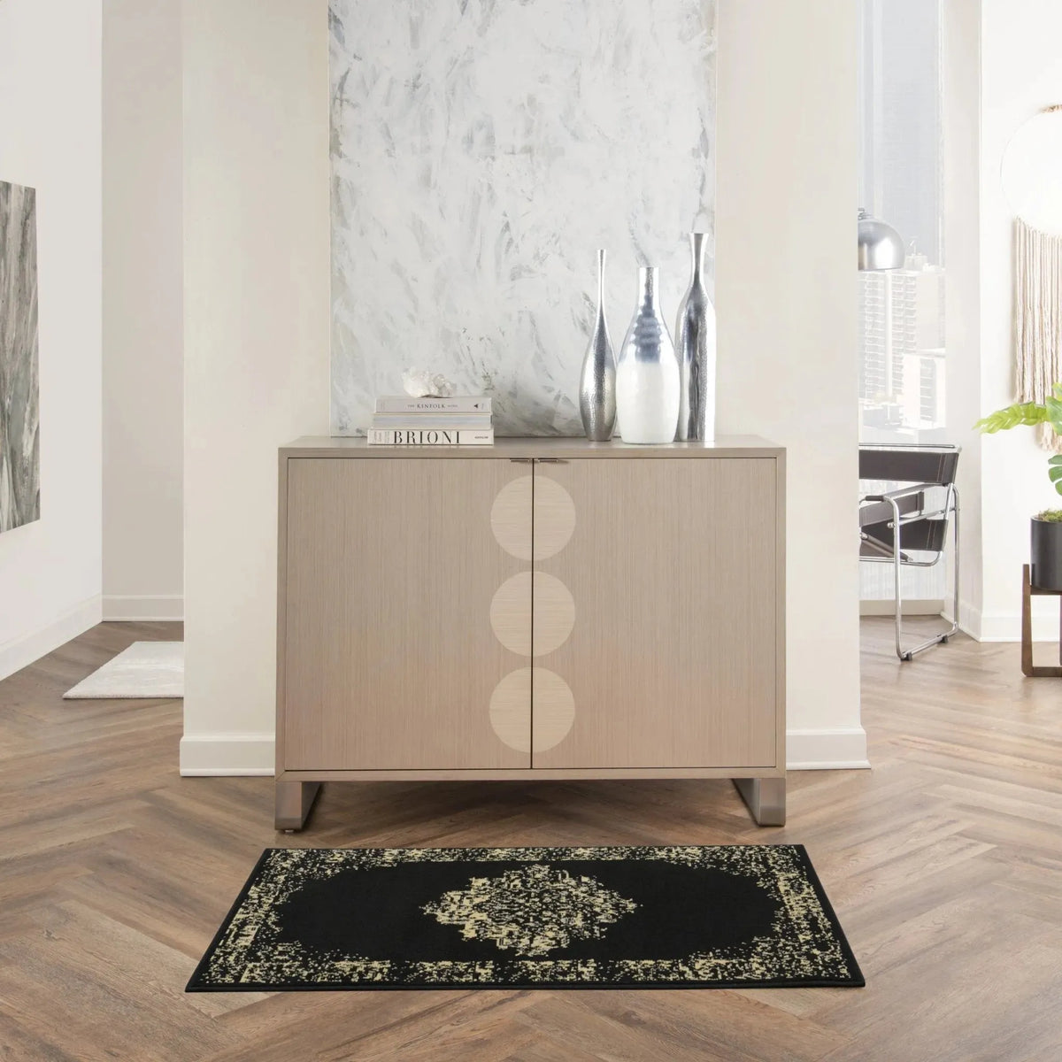 Grafix Grf14 Black Rug