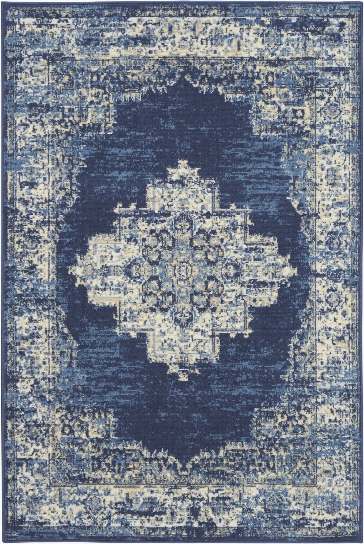 Grafix Grf14 Navy Blue Rug - Rug & Home