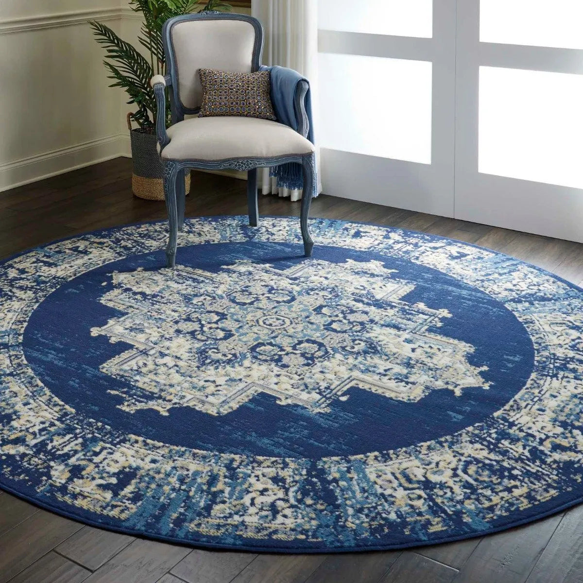 Grafix Grf14 Navy Blue Rug - Rug & Home