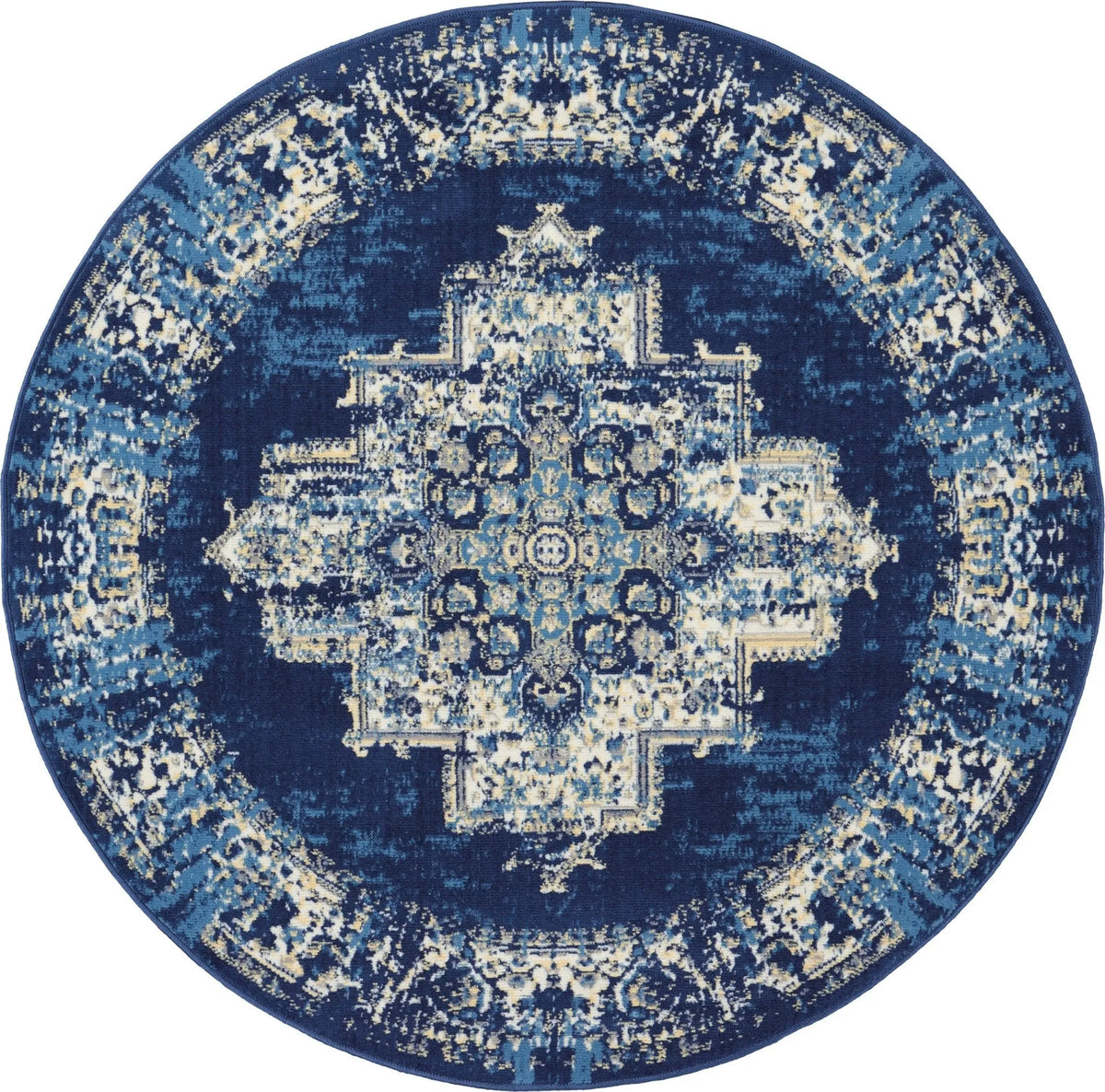 Grafix Grf14 Navy Blue Rug - Rug & Home