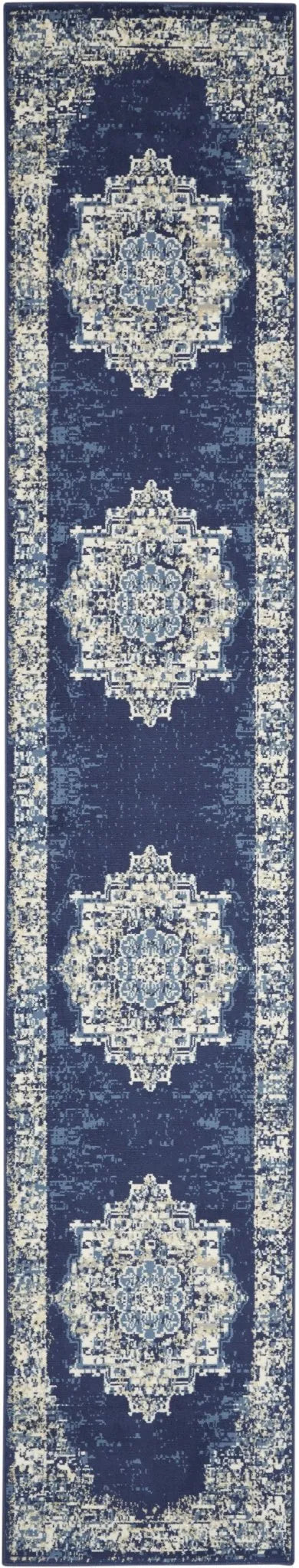 Grafix Grf14 Navy Blue Rug - Rug & Home