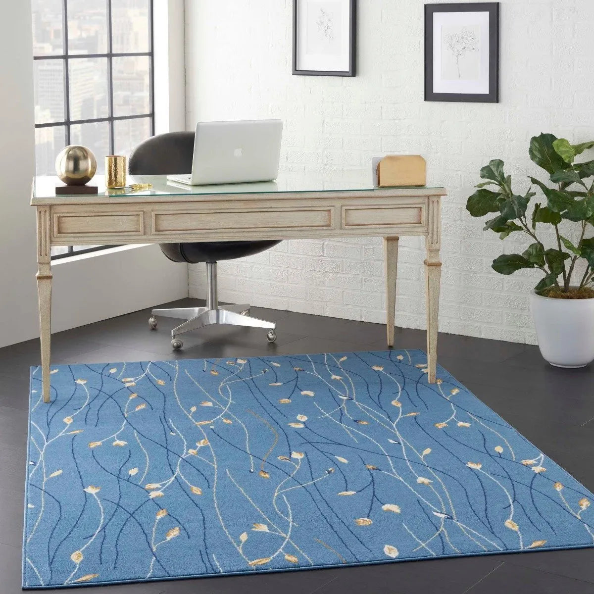 Grafix Grf15 Light Blue Rug - Rug & Home