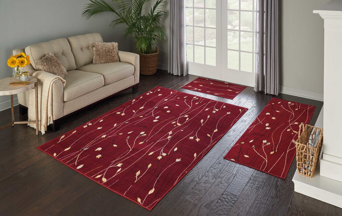 Grafix Grf15 Red Rug - Rug & Home