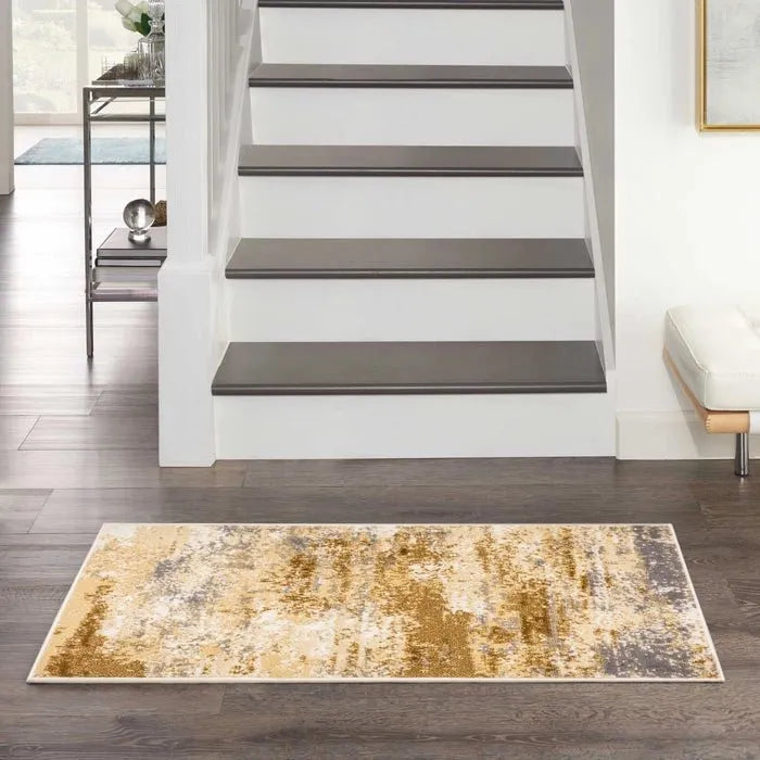 Grafix GRF40 Beige/Blue Area Rug - Rug & Home