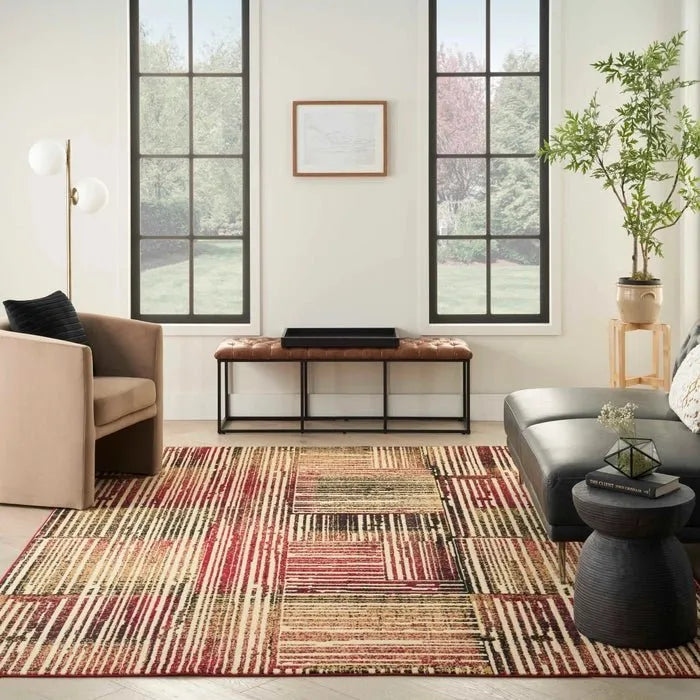 Grafix GRF42 Brick/Multi Area Rug - Rug & Home