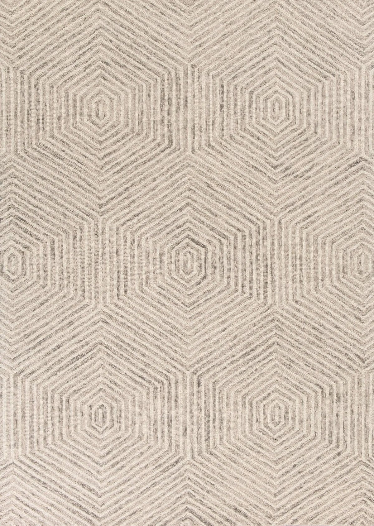 Gramercy 1607 Honeycomb Ivory Rug - Rug & Home