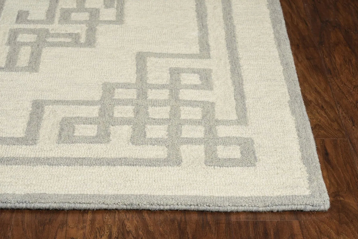 Gramercy 1612 Maysville Ivory Grey Rug - Rug & Home