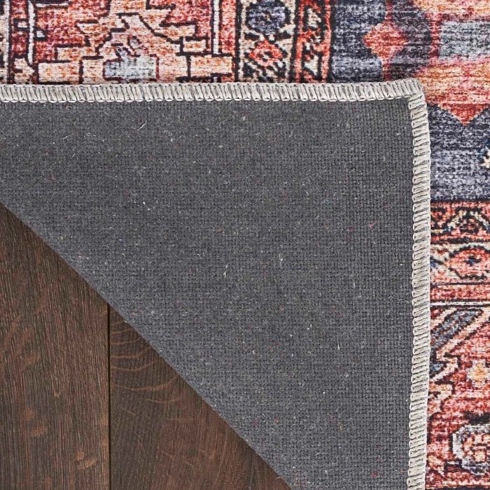 Grand Washables GRW02 Navy/Brick Rug - Rug & Home