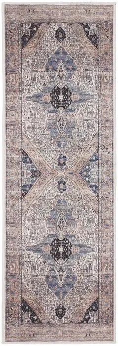 Grand Washables GRW05 Ivory/Blue Rug - Rug & Home