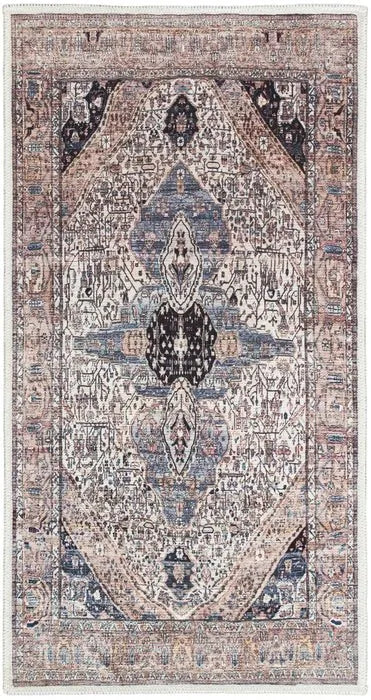 Grand Washables GRW05 Ivory/Blue Rug - Rug & Home