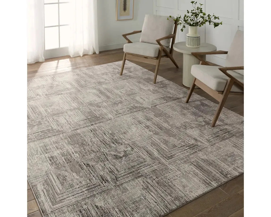 Graphite GRA03 Grey/Black Rug - Rug & Home