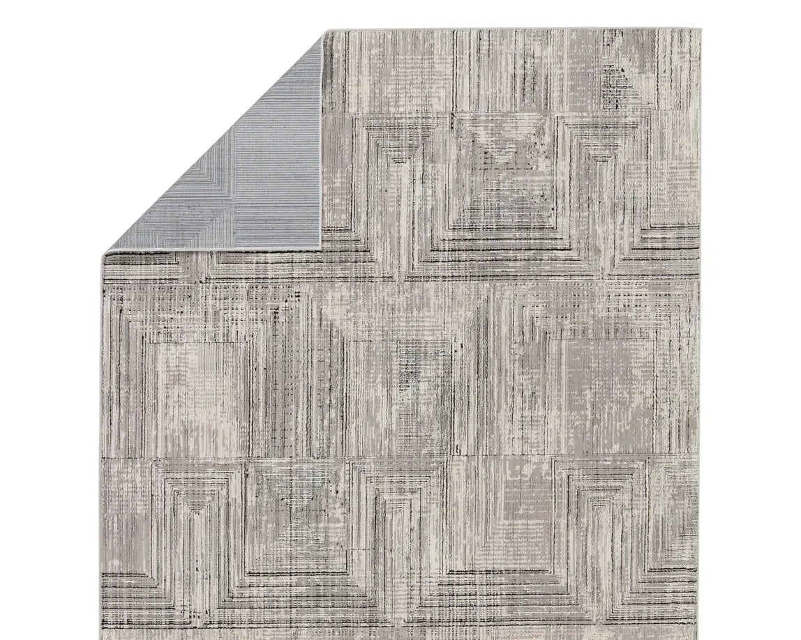 Graphite GRA03 Grey/Black Rug - Rug & Home