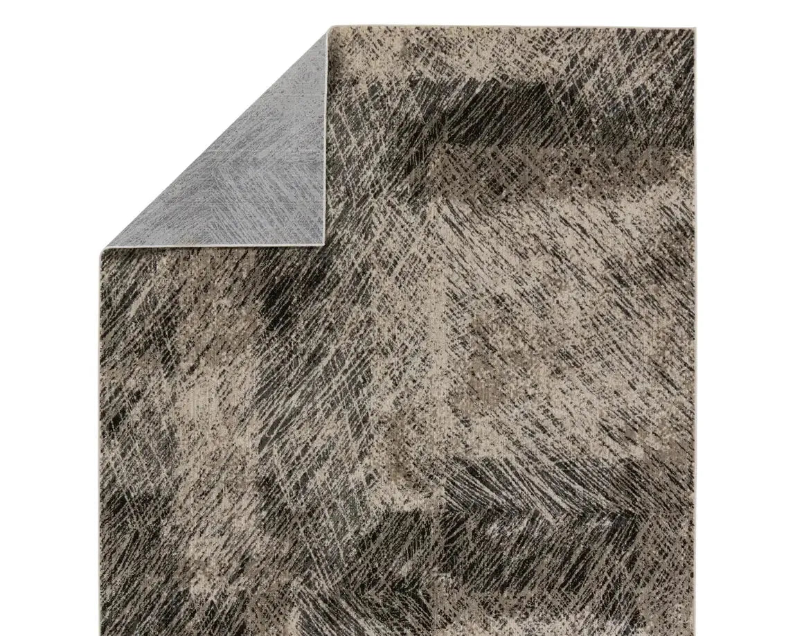 Graphite GRA04 Taupe/Black Rug