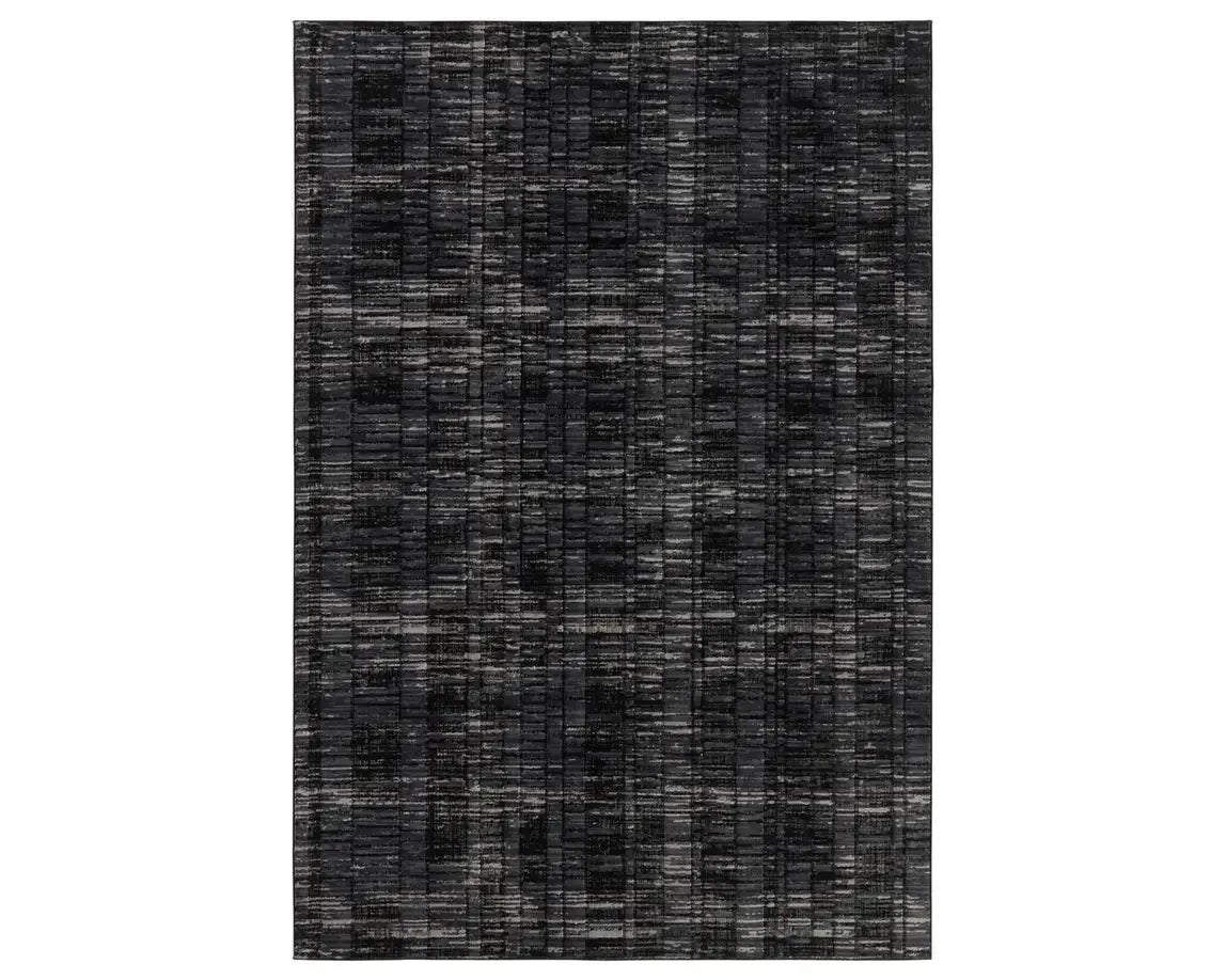 Graphite GRA05 Black/Grey Rug