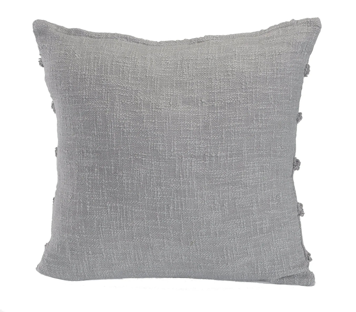 Gray Overtufted Solid LR07511 Throw Pillow