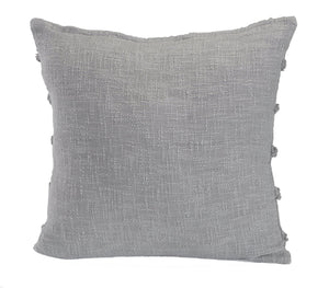 Gray Overtufted Solid LR07511 Throw Pillow - Rug & Home