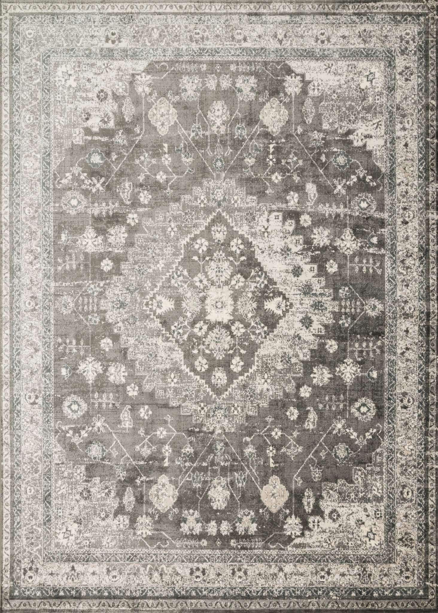 Griffin GF 02 Charcoal Rug - Rug & Home