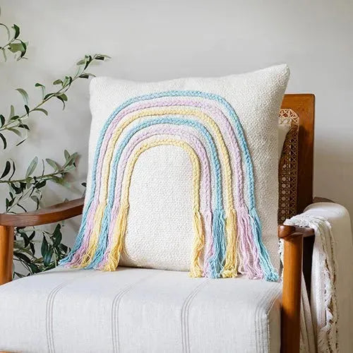 Groove 08092OFM Off White/Multi Pillow