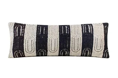 Groove 08243WHT White/Blue Pillow