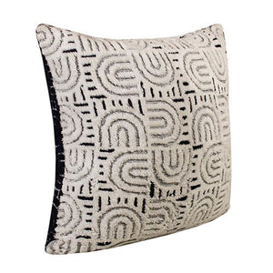 Groove 08245WHT White/Blue Pillow - Rug & Home