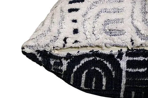 Groove 08245WHT White/Blue Pillow