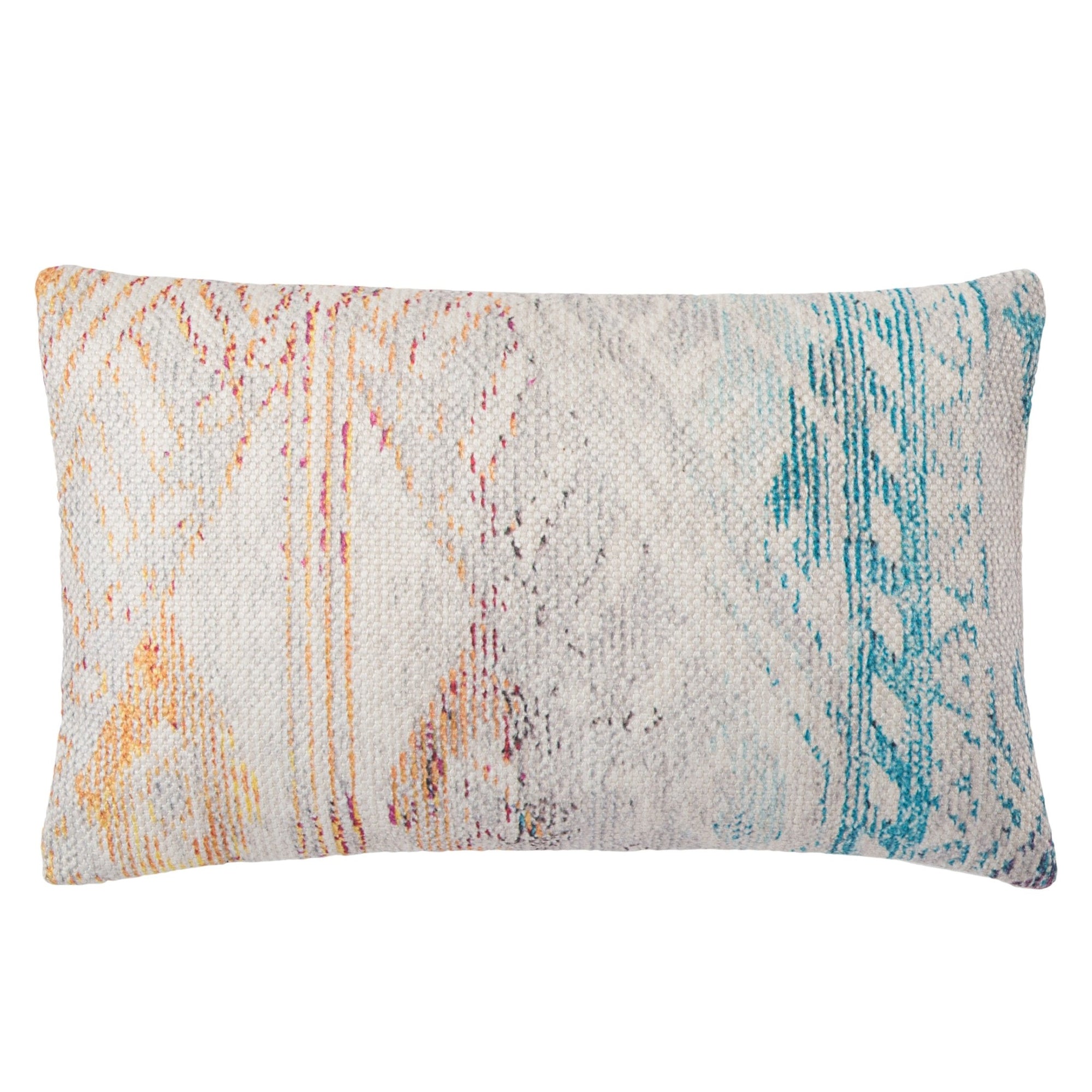 Groove By Nikki Chu Grn03 Tribe Multicolor/White Pillow - Rug & Home